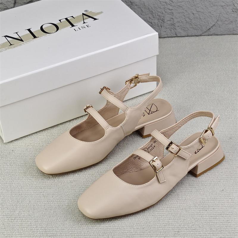 玛丽珍凉鞋女仙女风后空单鞋粗跟