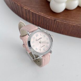指针数字式学生考试手表女初高中生简约森系百搭小表盘ins学院风