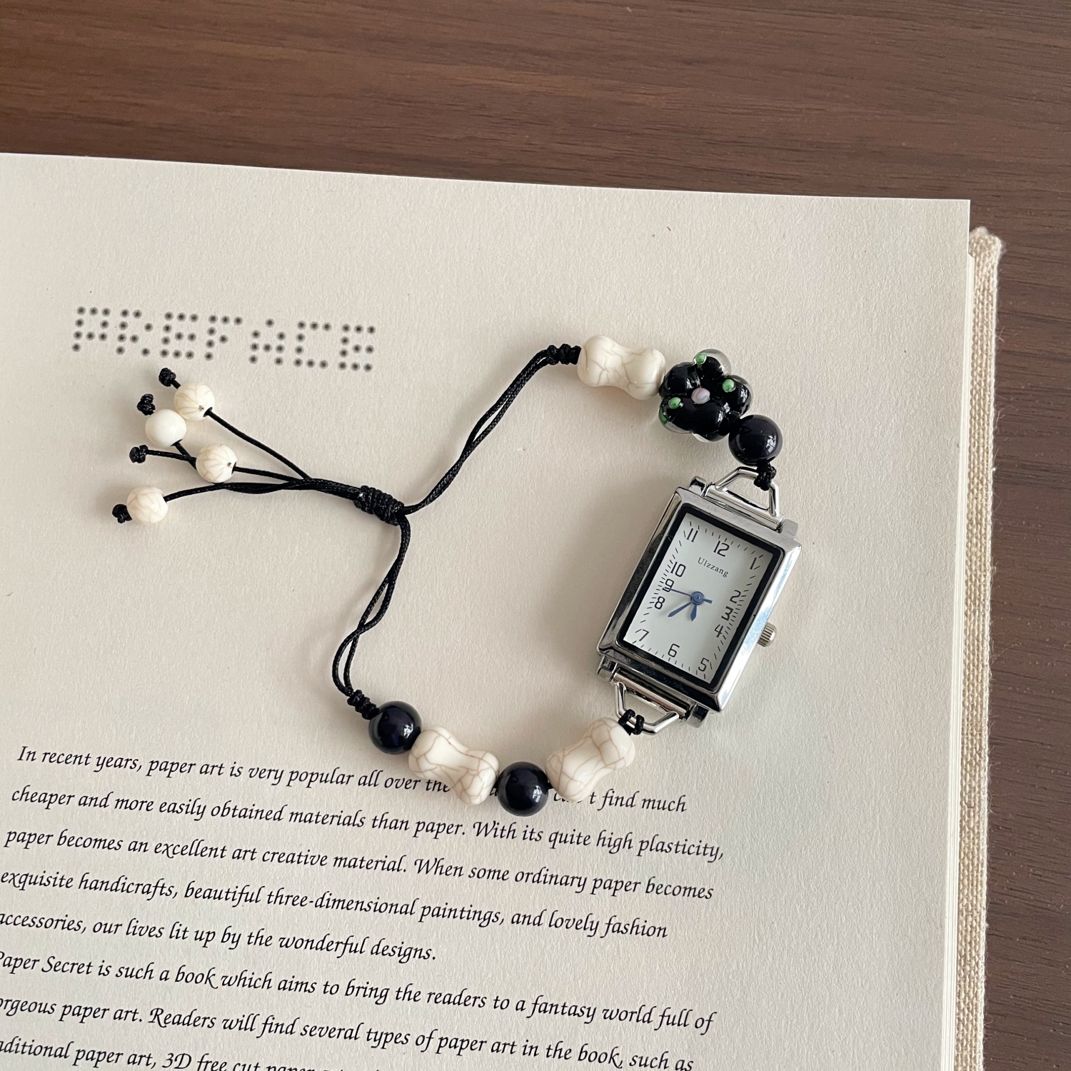 ins风日系方块手链手表少女生