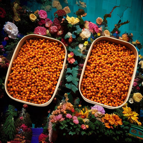 山西吕梁山野山坡特产水果沙棘果