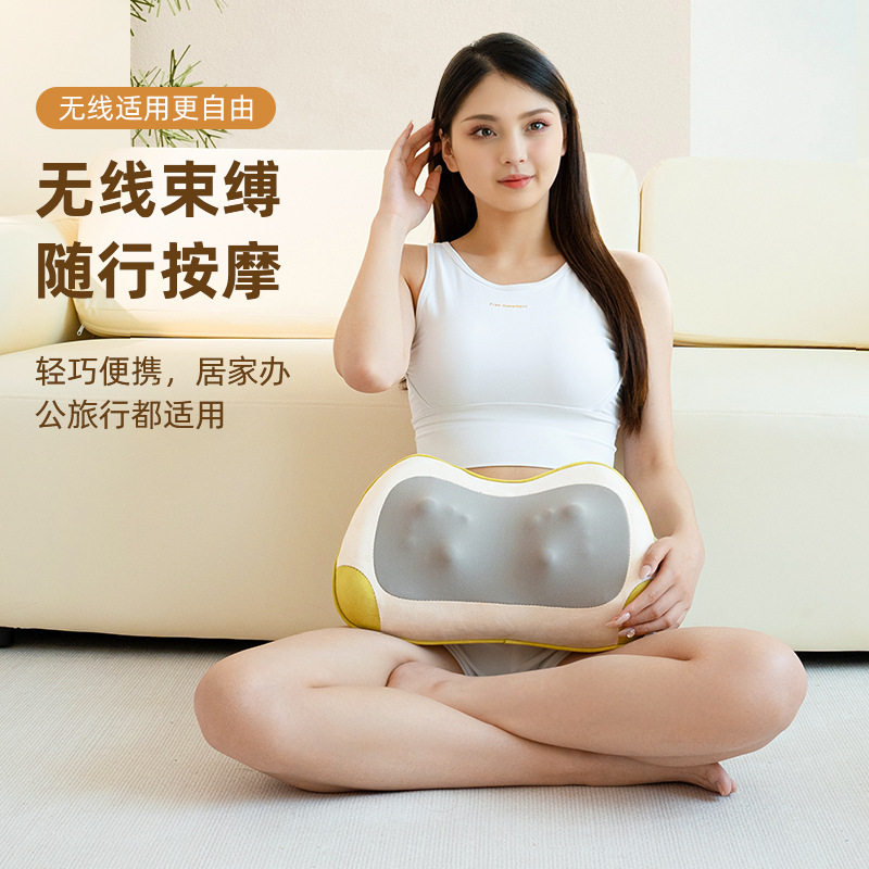 腰部颈椎按摩器脖子揉捏枕头肩颈按摩仪多功能全身腰部按摩枕家用,个人护理/保健/按摩器材,颈椎按摩器/枕,淘宝优惠券,粉丝福利购,淘宝优惠卷