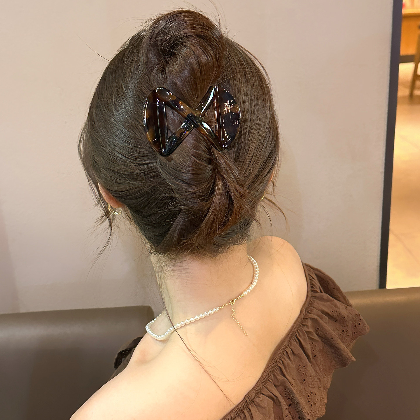 蝴蝶结发夹女大号发卡盘发抓夹后脑勺鸭嘴夹2025新款头发夹子头饰