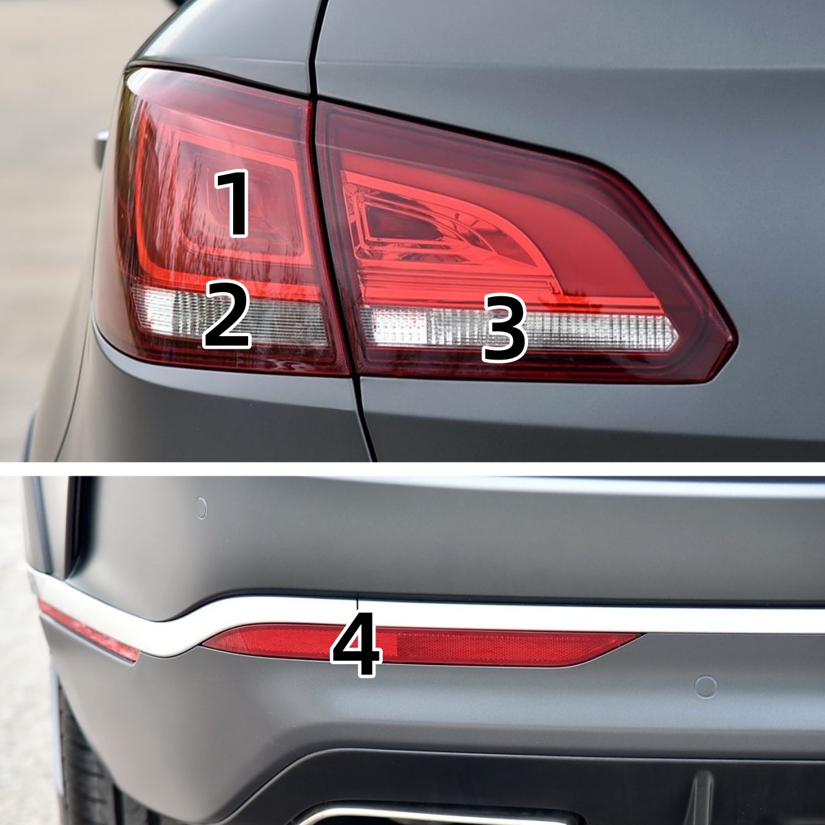 适配宝沃BX7 BXi7后尾灯刹车灯应急双闪转向灯倒车灯后杠雾灯泡