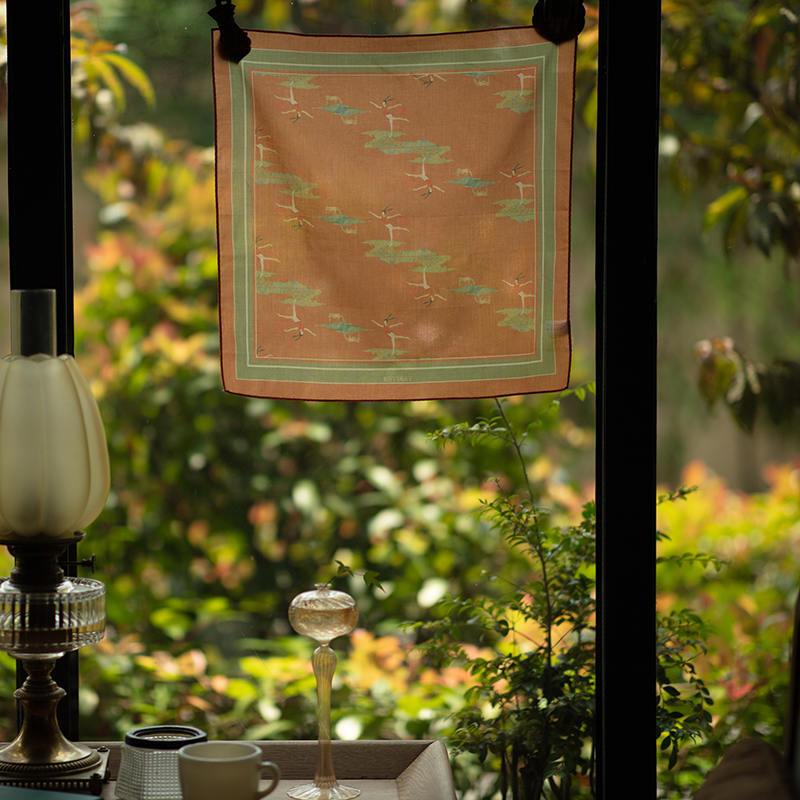 KEYIART可一艺术衍生品-洇·手帕  创意产品 原创设计