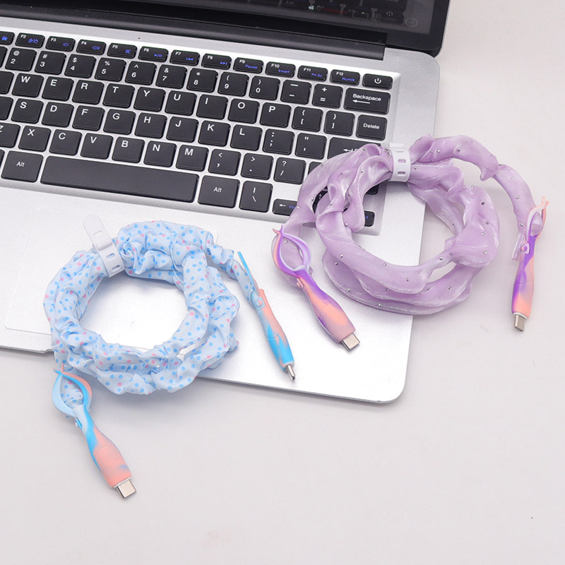 软硅胶17pro数据线保护套防折断16max适用14苹果充电器15布套ipad