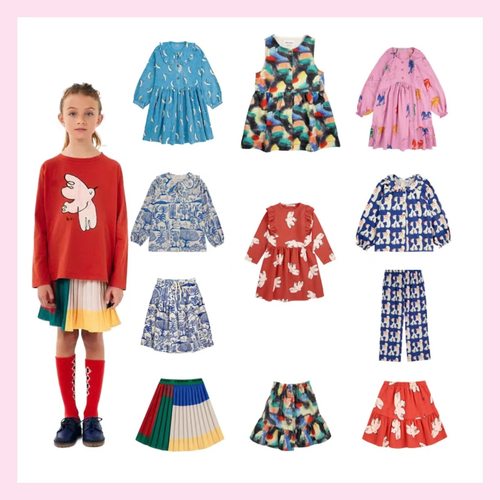 【清仓】秋冬BC女童连衣裙女生半身裙上衣短裙套装女孩拼接百褶裙