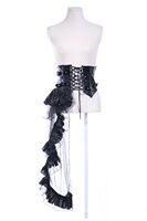 Mosigh ╋RQ-BL GOTHIC retro cosplay gorgeous rose velvet matching waist sealed-piece dress 21107 thumbnail 2