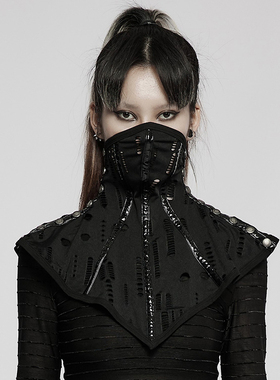 ╋魔叹╋PUNKRAVE摇滚朋克ROCK哥特GOTHIC网眼面罩领围配饰 WS493
