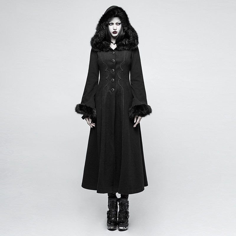 PUNKRAVE风衣魔叹歌特gothic