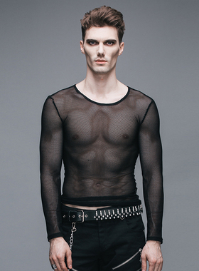 ╋魔叹╋ DEVIL FASHION朋克PUNK摇滚ROCK渔网男女通用T恤 MTL004