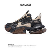 Salaxi 男 女百搭增高潮酷老爹鞋 莎莱茜昆仑山脉拼色气垫鞋 休闲鞋