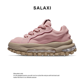 增高厚底潮鞋 Salaxi 女 冰川气垫鞋 情侣面包鞋 莎莱茜男鞋 秋冬新款