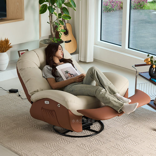 多功能沙发舱懒人可睡可躺电动智能客厅单人休闲沙发椅网红摇摇椅