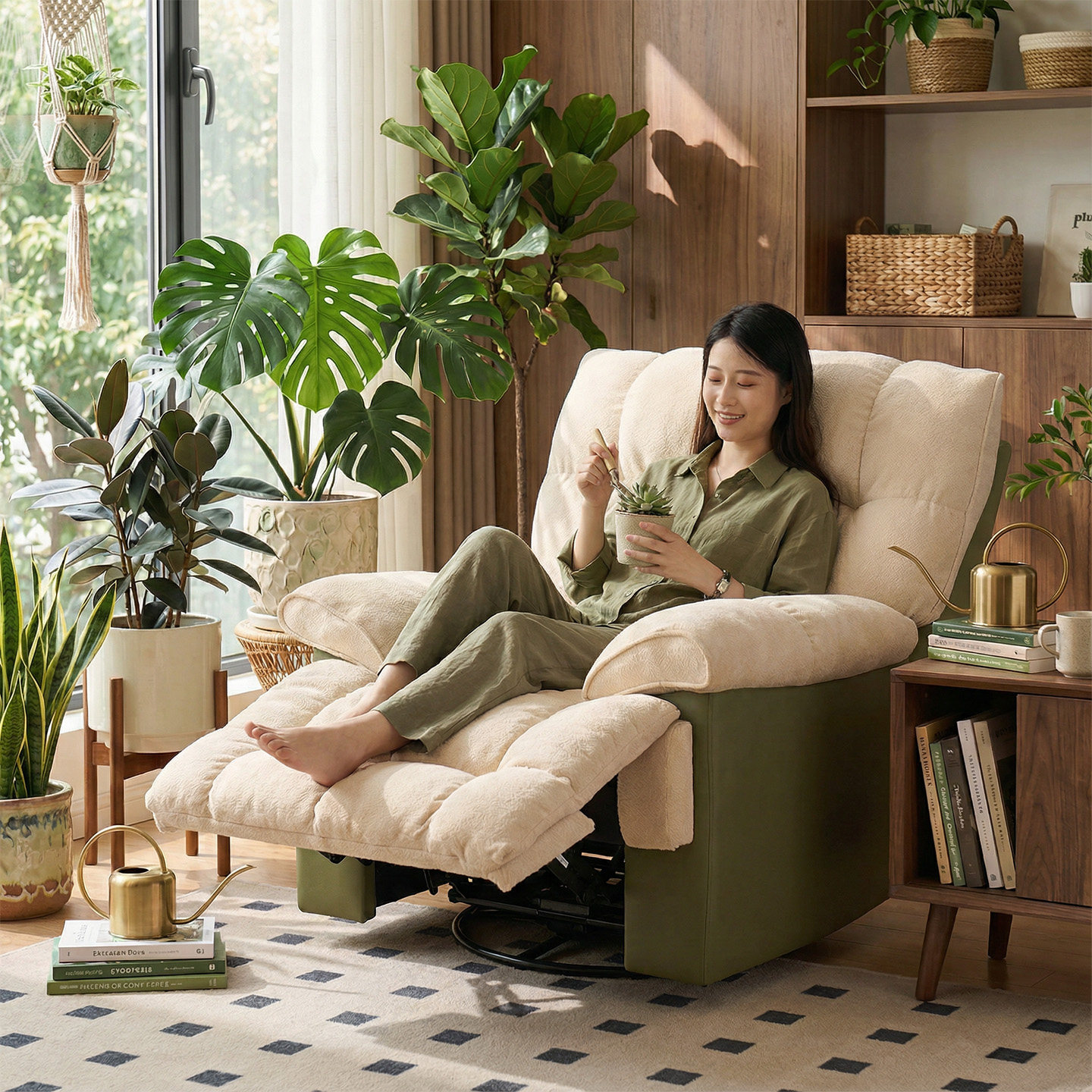 头等太空单人电动沙发舱客厅阳台多功能云朵懒人沙发可躺可睡摇椅,住宅家具,布艺沙发,淘宝优惠券,粉丝福利购,淘宝优惠卷