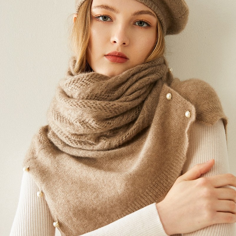 纯羊毛镂空针织披肩围巾女披肩围脖斗篷开衫护颈空调保暖围巾,服饰配件/皮带/帽子/围巾,围巾/丝巾/披肩,淘宝优惠券,粉丝福利购,淘宝优惠卷