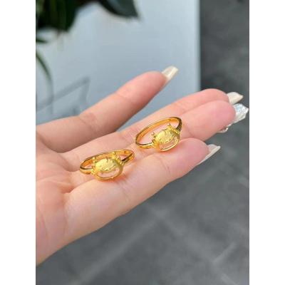 5G生肖龙戒指999足金2024新款中国风可调节活口纯金指环送礼女款