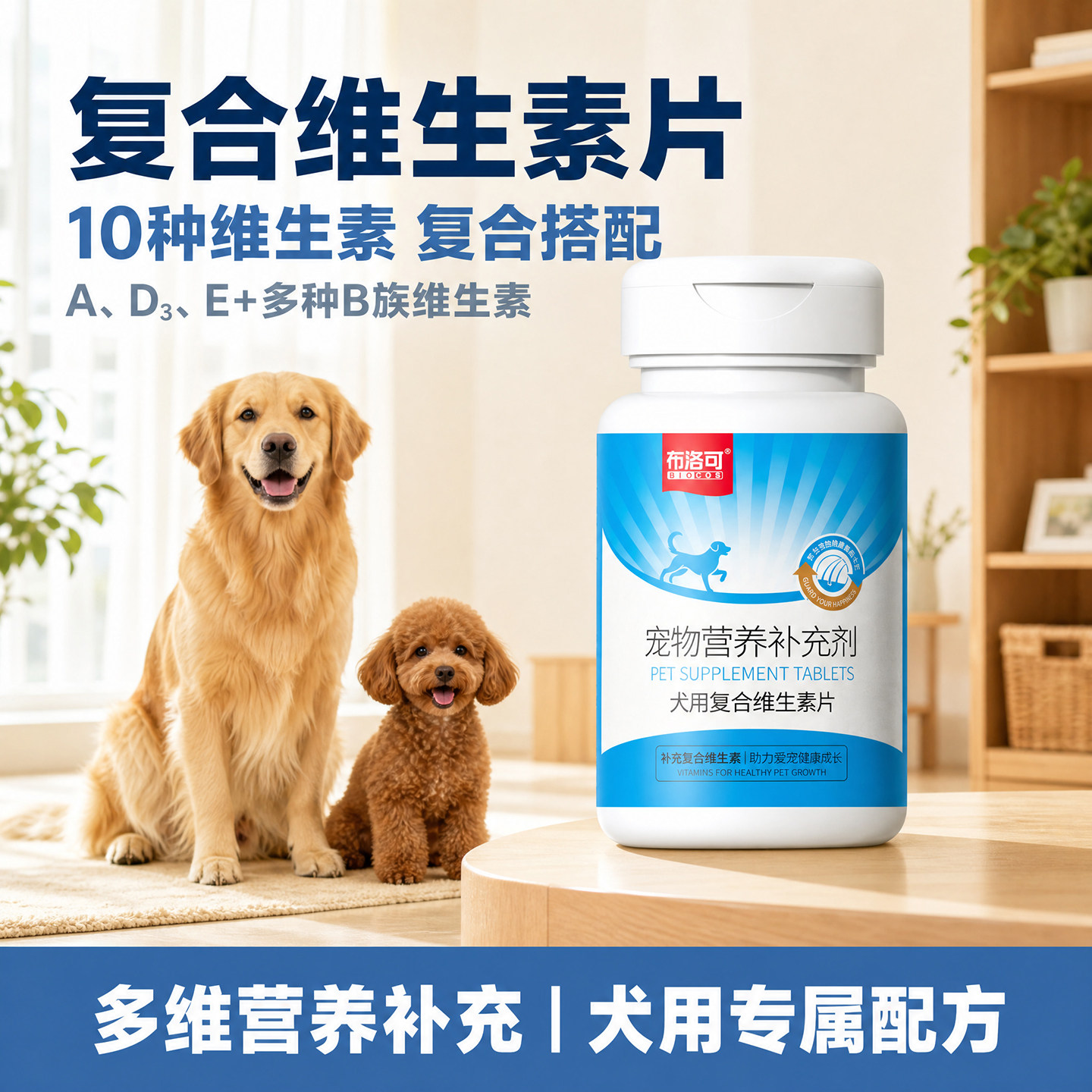 宠物狗狗复合维生素片呵护毛发