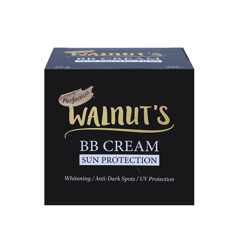 泰国Walnut's核桃防晒焕亮BB霜防晒素颜霜保湿滋养提亮