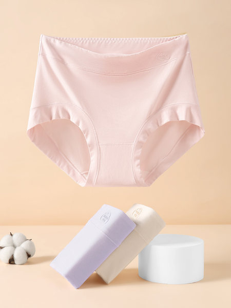 Light pink women’s underwear briefs displayed on a neutral background