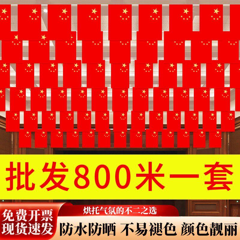 国旗串旗五星红旗小国旗7号8号小