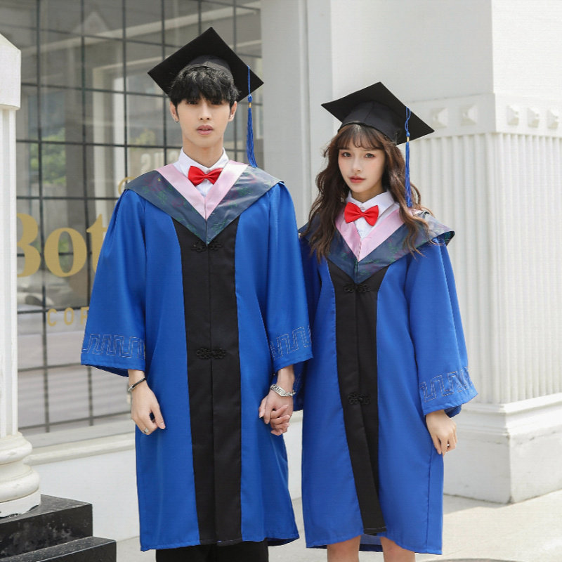 硕士服毕业礼服文科理科垂布硕士帽学士学位服袍大学学士服硕士服