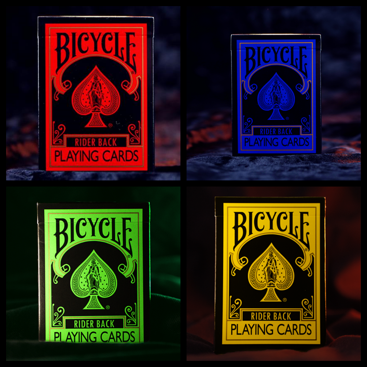 Bicycle Reverse 单车扑克反色系列 炫酷花切收藏纸牌扑克