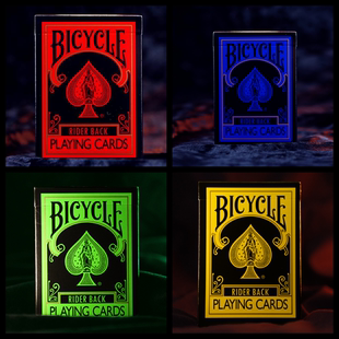 Bicycle Reverse 单车扑克反色系列 炫酷花切收藏纸牌扑克