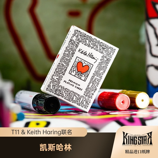 凯斯哈林 Keith Haring美国街头艺术家 Theory11 正版联名纸牌