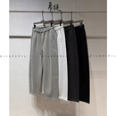 冬季重磅加绒加厚保暖舒适过冬款简单百搭线条设计宽松休闲棉卫裤