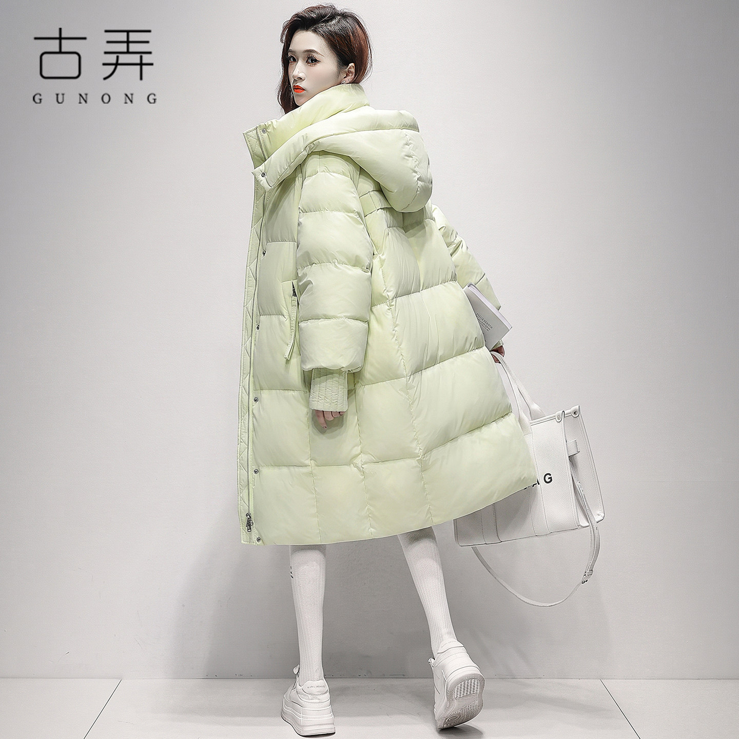 云朵大被子羽绒服女宽松加厚保暖泡芙感2026冬季中长款慵懒风外套