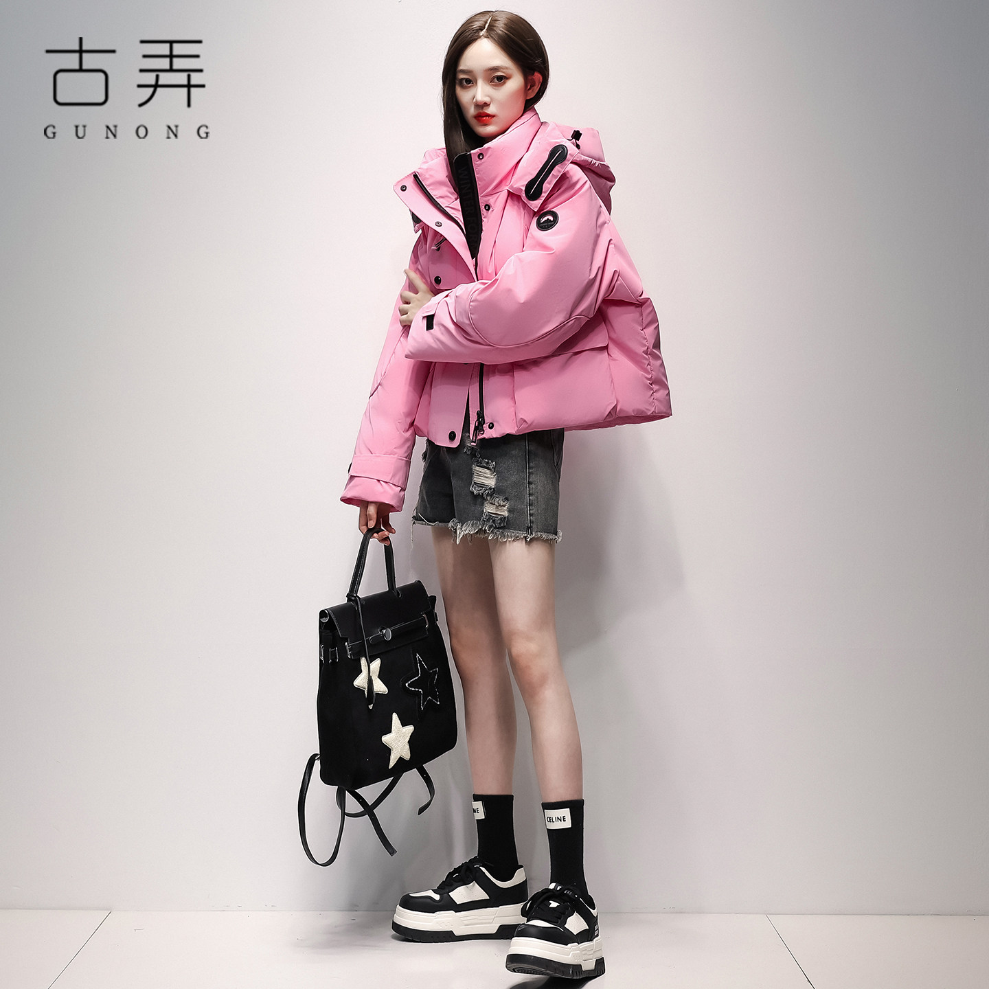 古弄百搭短款羽绒服女2025冬季新款小个子保暖面包服潮牌鸭绒外套,女装/女士精品,羽绒服,淘宝优惠券,粉丝福利购,淘宝优惠卷