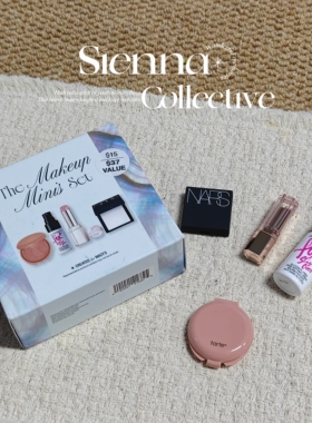 The Makeup Minis Set 彩妆迷你套装 腮红+定妆喷雾+润唇膏+粉饼