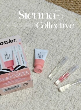 Glossier颜料管液体腮红Puff 4ml+试管香水8.5ml/嫩妹色