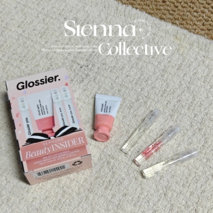 Glossier颜料管液体腮红Puff 4ml+试管香水8.5ml/嫩妹色