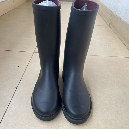 无异味女士男士中高筒防滑水鞋雨天雨鞋天然橡胶防水时尚高颜值 - 封面