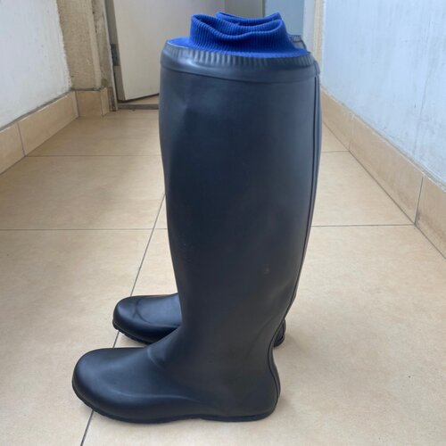 极简高筒防滑防水涉水雨靴