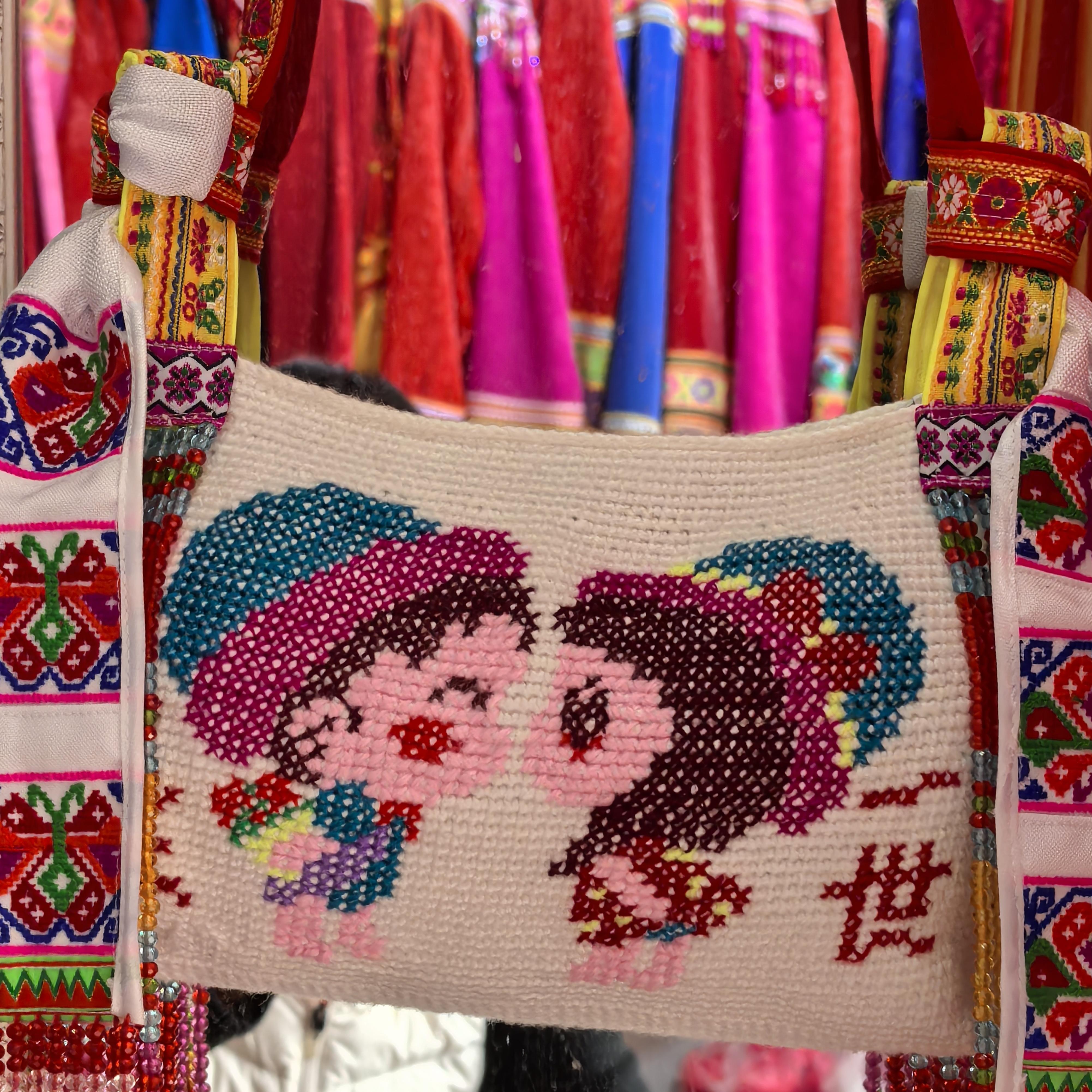 刺绣十字绣复古民族风纯手工