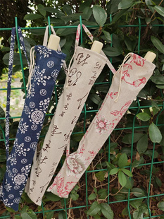 青花伞袋子油纸伞伞套古风工艺伞舞蹈伞布袋游戏长条收纳袋道具袋