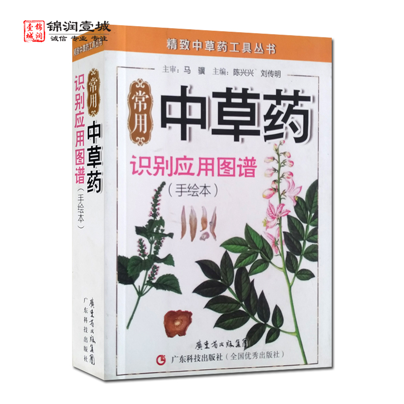常用中草药识别应用图谱手绘本 陈兴兴 主编 广东科技出版社 中草药工具丛书