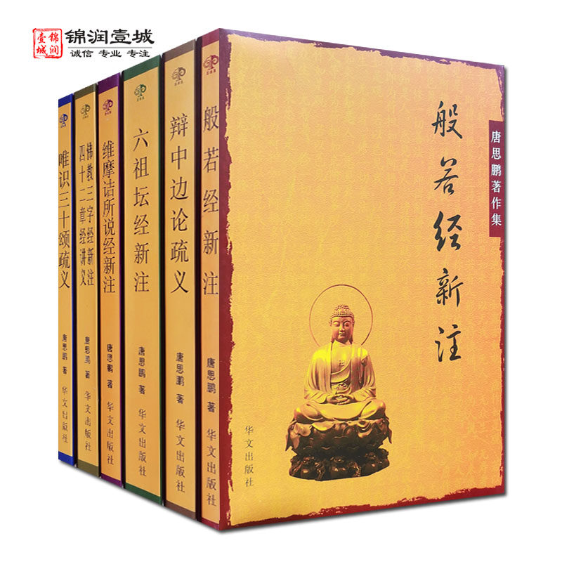 外观旧 唐思鹏著作集全六册 般若经新注 辩中边论疏义 六祖坛经新注 维摩诘经新注 佛教三字经新 注 四十二章经讲义 唯识三十颂疏图片