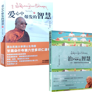 爱心中爆发的智慧 治心的智慧(二册套装)多识仁波切 著 讲授藏传佛教哲学智慧 多识仁波切演讲及问答选录 爱心中爆发的智慧践行篇