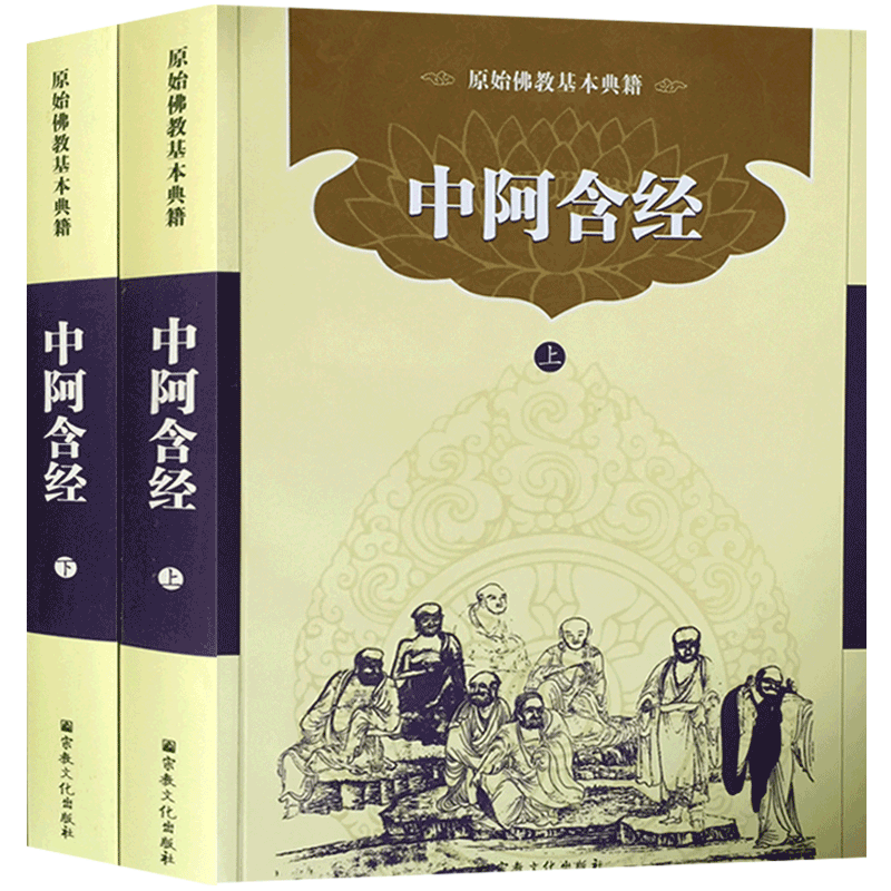 四阿含经-中阿含经(简体横排版上下册)