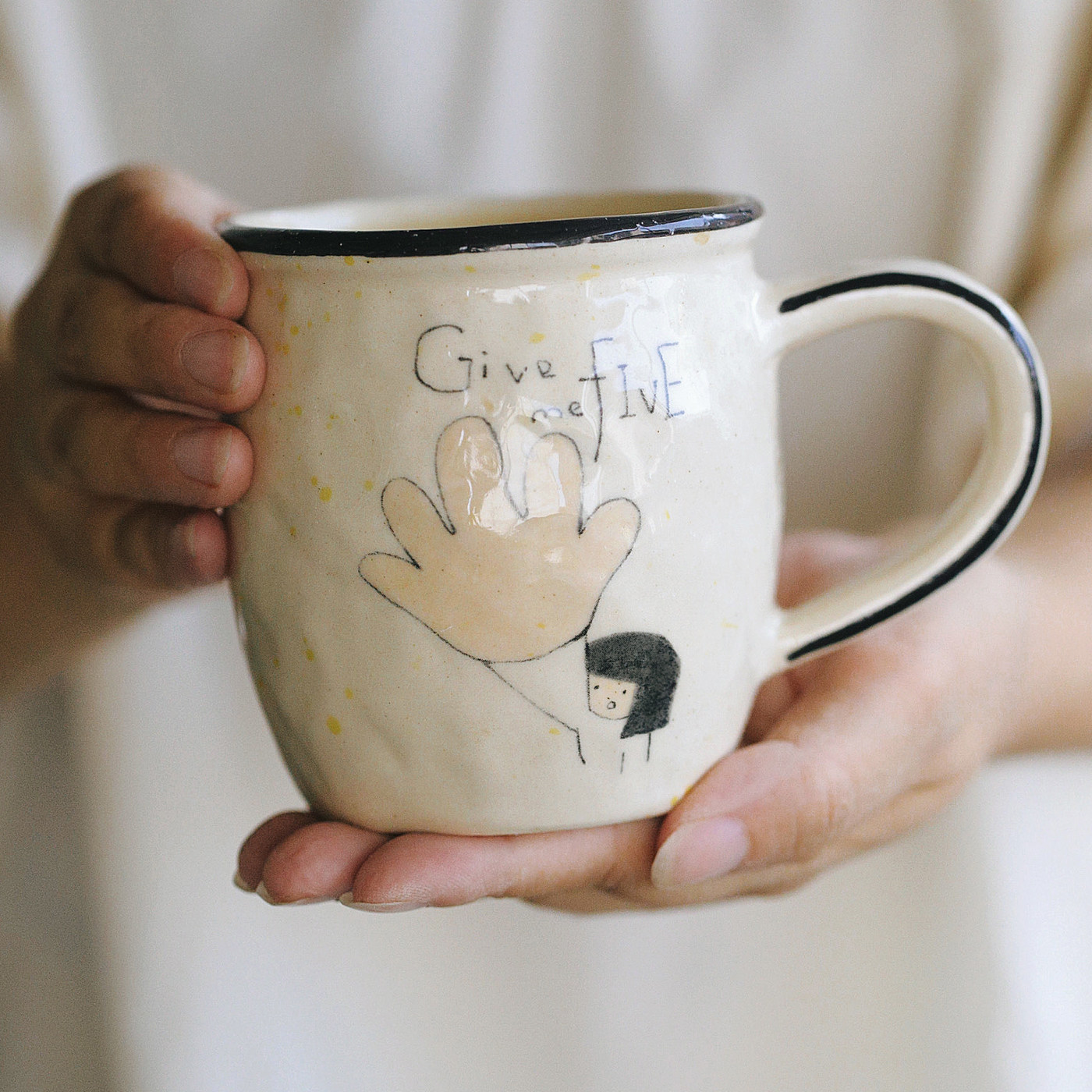 泽滕家马克杯超萌可爱有趣原创设计师款拿铁拉花泡咖啡陶瓷杯礼物,餐饮具,马克杯,淘宝优惠券,粉丝福利购,淘宝优惠卷