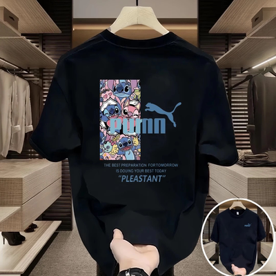 奥莱专柜夏季新款纯棉短袖T恤男休闲百搭运动宽松打底上衣半袖衫