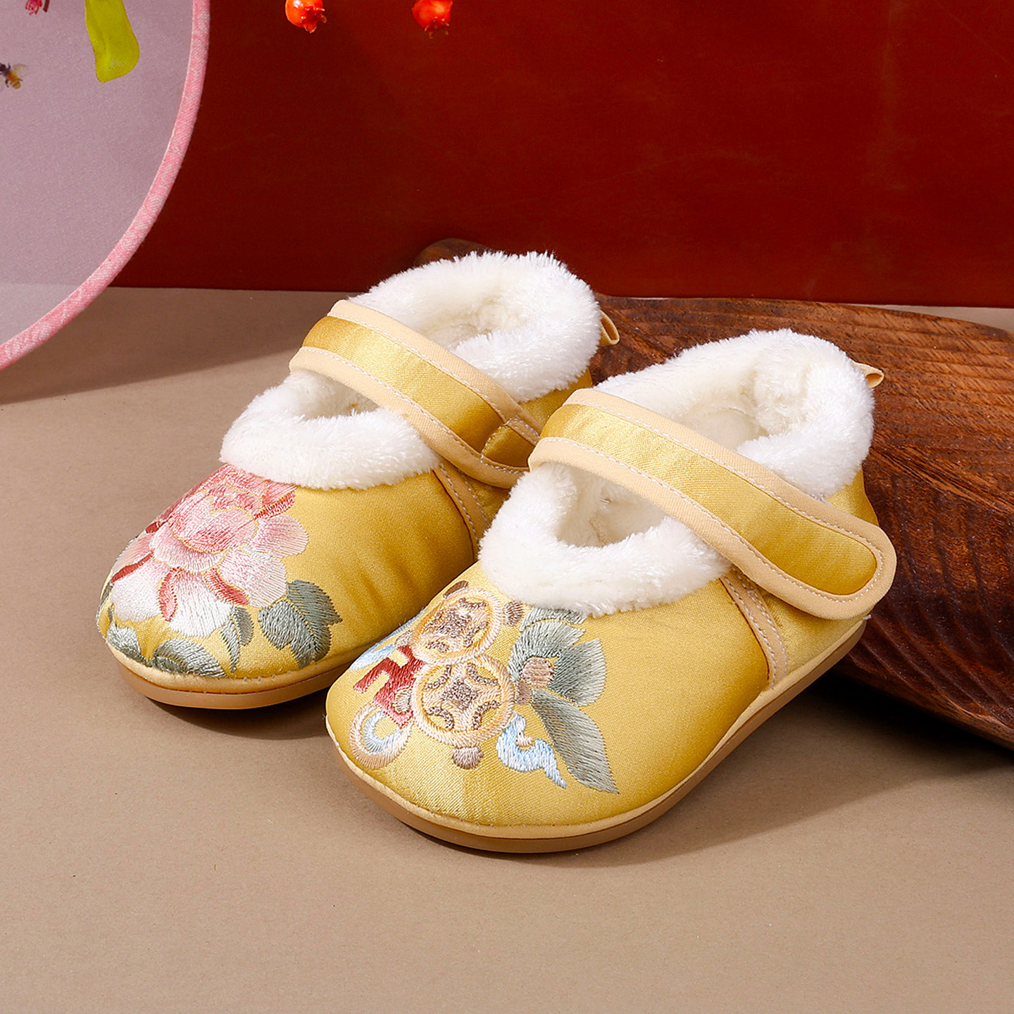 宝宝周岁鞋女抓周宴鞋子汉服鞋女童新中式鞋加绒棉鞋冬过年鞋国风,童鞋/婴儿鞋/亲子鞋,学步鞋,淘宝优惠券,粉丝福利购,淘宝优惠卷