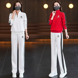 TOUCH MISS轻奢时尚秋季新款运动套装女减龄气质开衫跑步服两件套