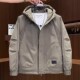 时尚 秋冬季 夹棉外套男士 潮牌连帽工装 潮流痞帅百搭夹克棉衣男 新款