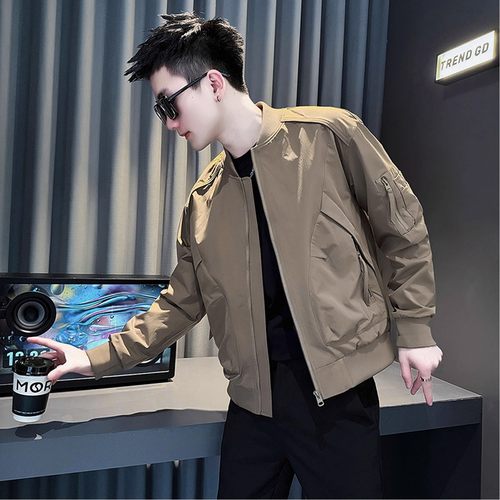 春秋季男士新款百搭工装夹克外套