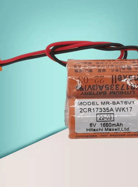 三菱M80系统MR-BAT6V1SET驱动器J4伺服2CR17335A数控机床电池CNC