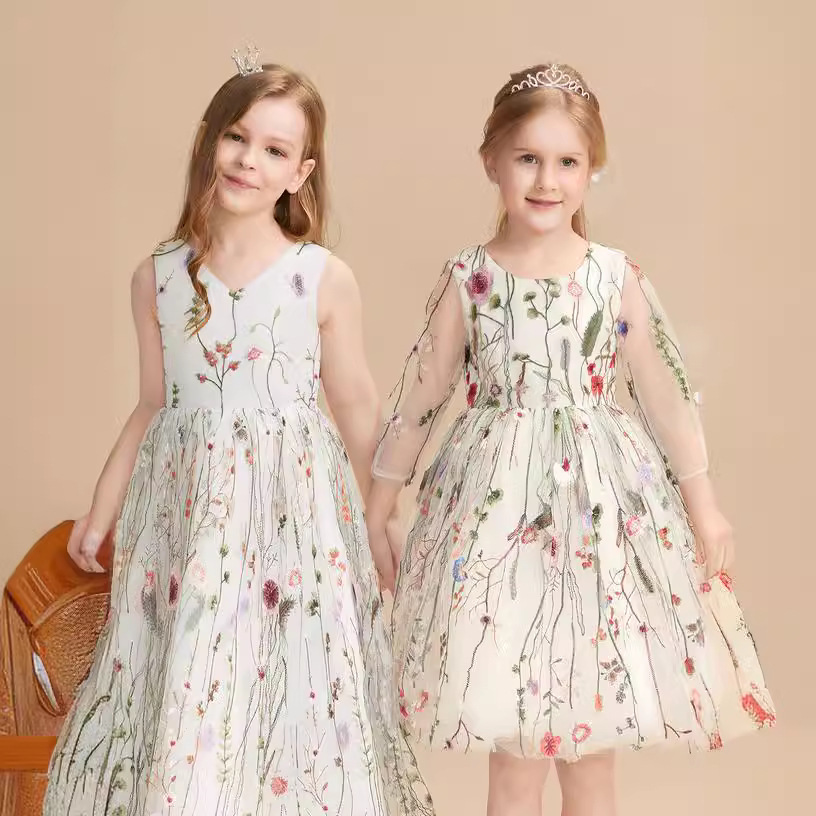 女童网纱礼服公主裙连衣裙女孩